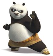 Po as Mr. Black