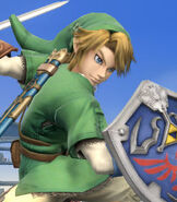 Link in Super Smash Bros. for Wii U and 3DS