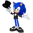 Tuxedo Sonic.