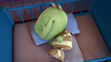 Ivor Hugglemonster sleeping