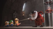 Old man vs minions