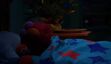 Elmo sleeping at the end of Once Upon a Sesame Street Christmas
