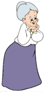 Granny as Dr. Julia Bleebs