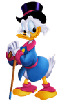 Scrooge McDuck as Mr. Tennagain