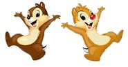 Chip and Dale as extras