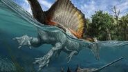 Dinosaur Swimming