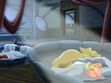Mara and 26 the Chasmosaurus sleeping in Dinotopia- Quest for the Ruby Sunstone