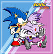 Sonic and blaze in sonic rush