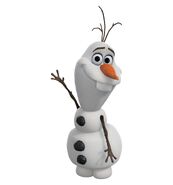 Olaf the Snowman as Jiminy Cricket