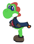 Yoshi cosplayed as Yusei Fudo