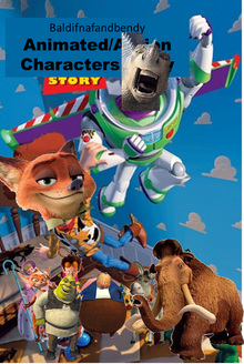 Animated Action Character Story Poster