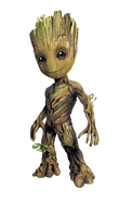 Groot as a baby