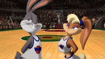 Bugs Bunny and Lola Bunny