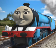 Gordon as Azul the Little Blue Train