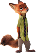 Nick Wilde as Sneezy