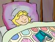 Emily Elizabeth sleeping in Fishing Lessons