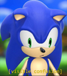 Sonic's visible confusion
