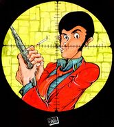 Lupin drawn by Monkey Punch