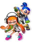 Inkling Girl and Inkling Boy