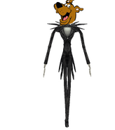 Scooby Doo as Jack Skellington