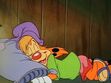 Bonkers falls asleep to Mac's music