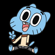 Gumball as Croc