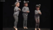 Some children doing ballet.