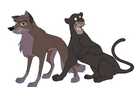 Balto and Bagheera