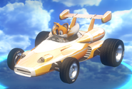 Tails transformed car