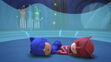 Catboy and Owlette are fast asleep
