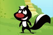 Skunk as the smarty pants molehog