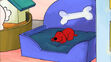 Puppy Clifford sleeping in Shun Gets In The Game