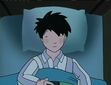 George Shrinks was sleeping in bed