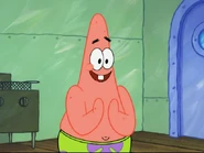 Patrick Star as Mr. Shark