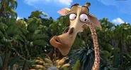 Melman the Giraffe as King Louie