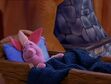 Piglet was sleeping in the bed in Night of the Waking Tigger