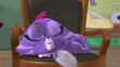 Hissy was sleeping in A Seat at the Theatre