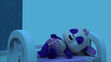 Lulu (Word Party) sleeping