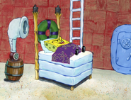 Spongebob Squarepants sleeping in Good Neighbors