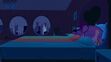 Blossom Bubbles and Buttercup are sleeping in bed in The Powerpuff Girls Movie (2002)