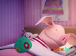 Olivia sleeping in bed