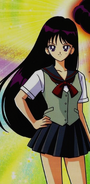 Raye/Sailor Mars as Serena/Sailor Moon