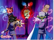 Sailor gadget queen mouse and her army dark kingdom