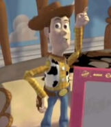 Woody in Disney's Activity Center- Toy Story