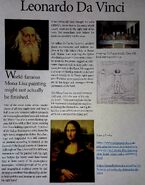 Leonardo Da Vinci newspaper by RFART419 (2020)