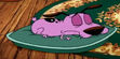 Courage The Cowardly Dog resting