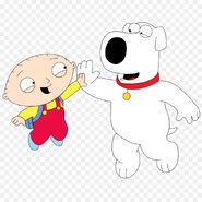 Stewie and Brian as Mason and Phil