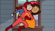 WordGirl and Huggy Face are ready for battle