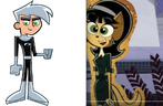 Danny Phantom and Kitty Katswell