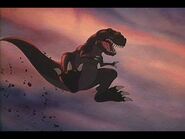 Land Before Time Sharptooth vs. Littlefoots mother